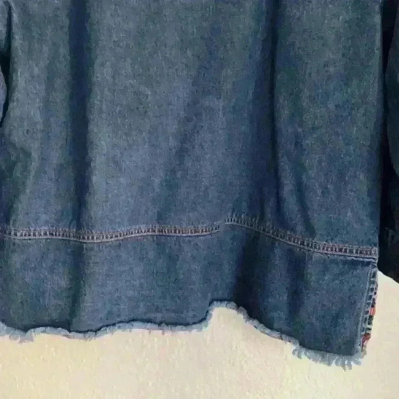 Mountain Lake women's Casuals denim top size S - Picture 11 of 12